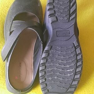 Comfortview Black Mary Jane Shoes